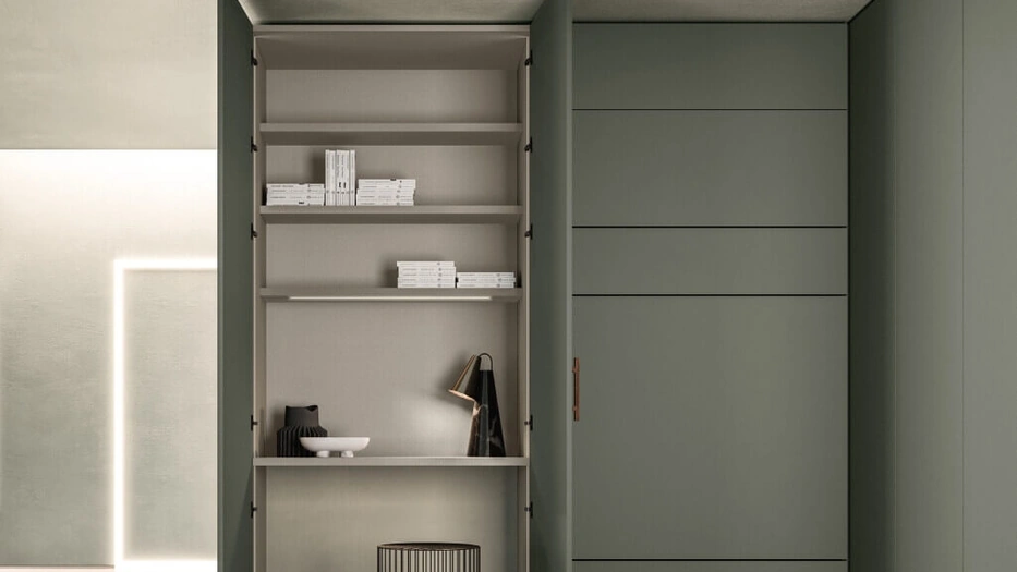 Armadio battente angolare Alterna SM2005 di Zalf