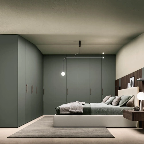 Armadio battente angolare Alterna SM2005 di Zalf