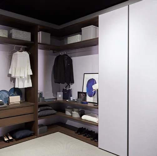 Cabina Armadio in melaminico e laccato personalizzabile Closet di Erba