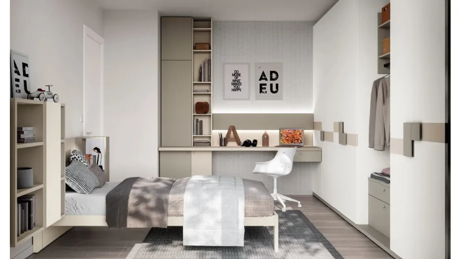 Cameretta Layout 02A di Doimo Cityline