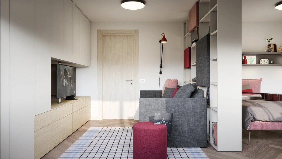 Cameretta Letto a Divano di Nidi