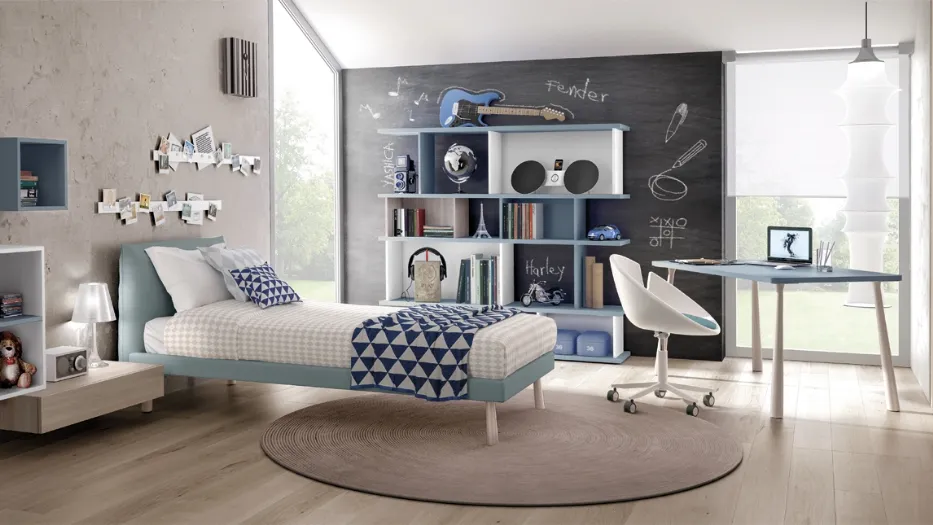 Cameretta per bambini componibile Z476 di Zalf