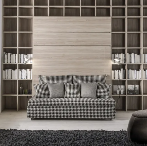 Letto a scomparsa in melaminico nobilitato IQ Soft di Erba