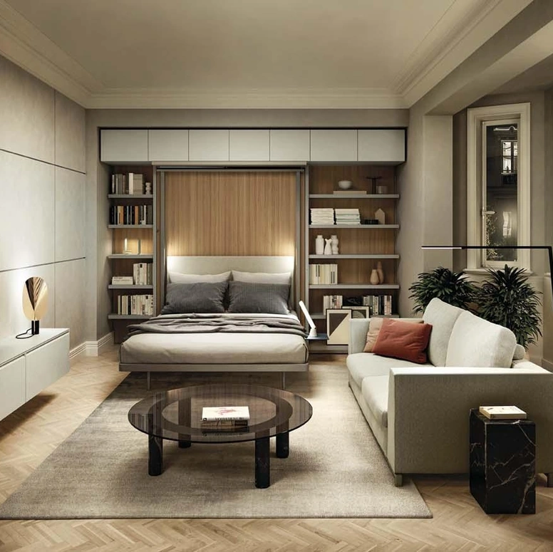 Letto a scomparsa LGM 2-0 Book Table di Clei