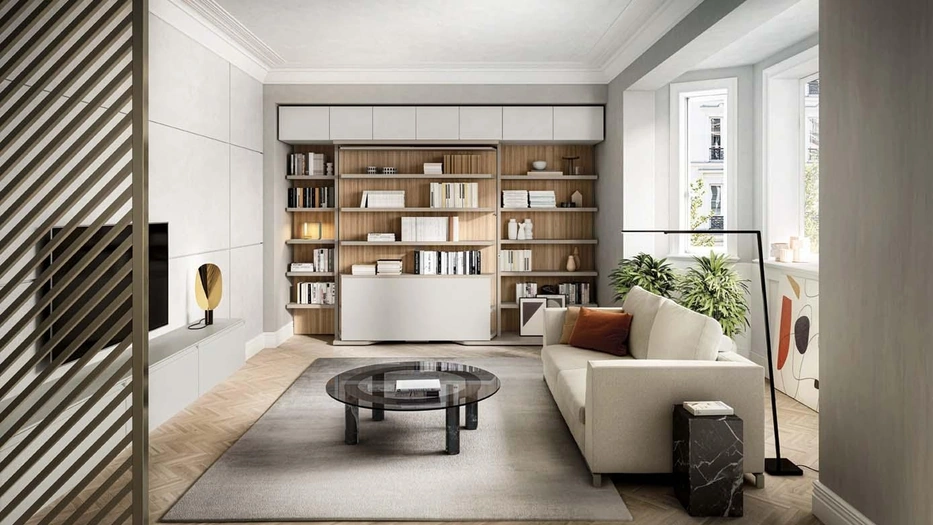 Letto a scomparsa LGM 2-0 Book Table di Clei