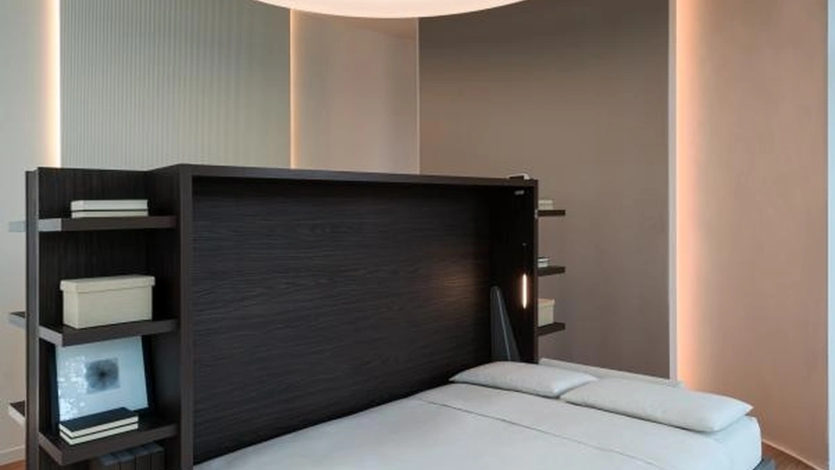 Letto a scomparsa Minerva Orizzontale 02 di Clei