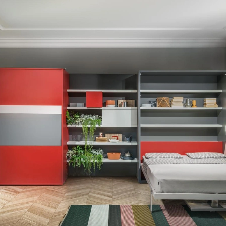 Letto a scomparsa Penelope 2 Dining di Clei