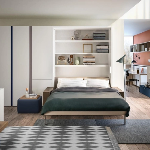 Letto a scomparsa Penelope 2 Sofa 02 di Clei