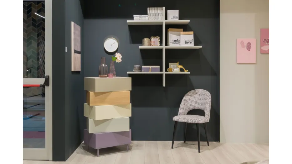 Libreria in laccato MC037 Moretti Compact