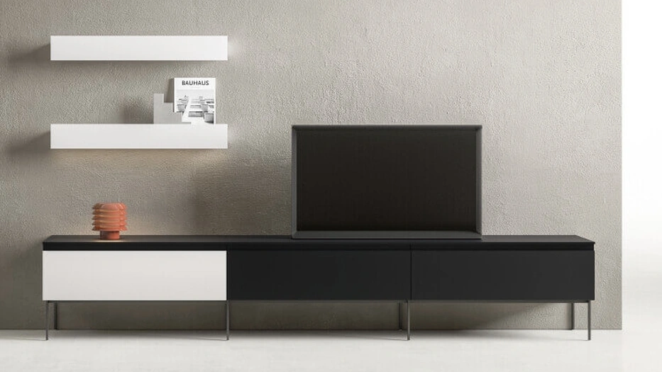 Parete Attrezzata SpaceMakers day Grip di Zalf