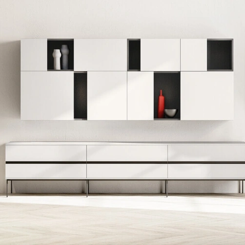 Parete Attrezzata SpaceMakers day Grip di Zalf