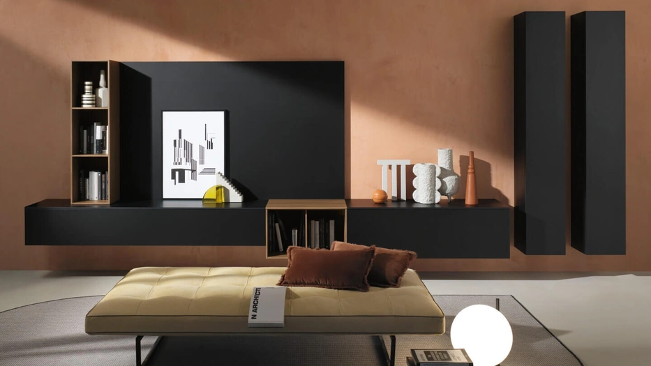 Parete Attrezzata SpaceMakers day SM2203 di Zalf