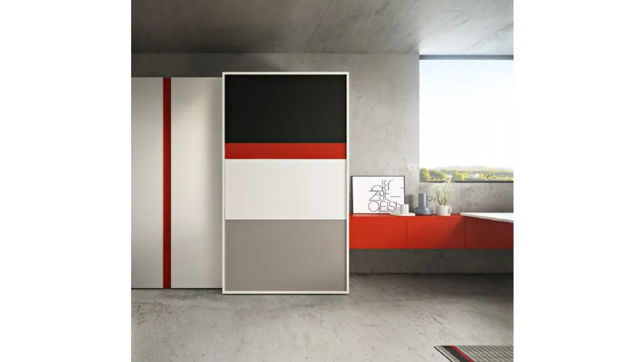 Cucina Moderna Kitchen Box Ambiente 10 minicucina trasformabile e integrabile nei programmi Living & Young System di Clei