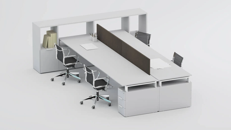 Scrivania operativa SM2570 di Zalf