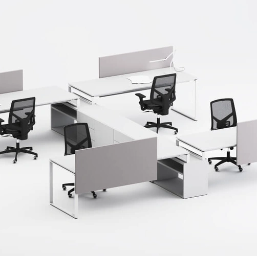 Scrivania operativa SM2572 di Zalf